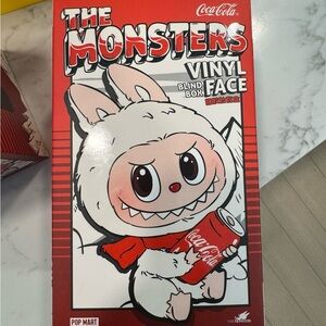 Authentic - Pop Mart The Monsters Coca Cola Coke Series Labubu Vinyl Face